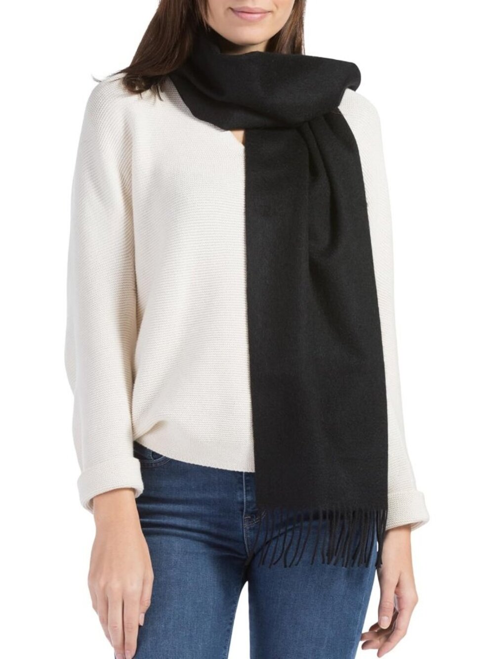 Luxurious 100% Pure Cashmere Winter Scarf for Women - Soft, Warm & Cozy